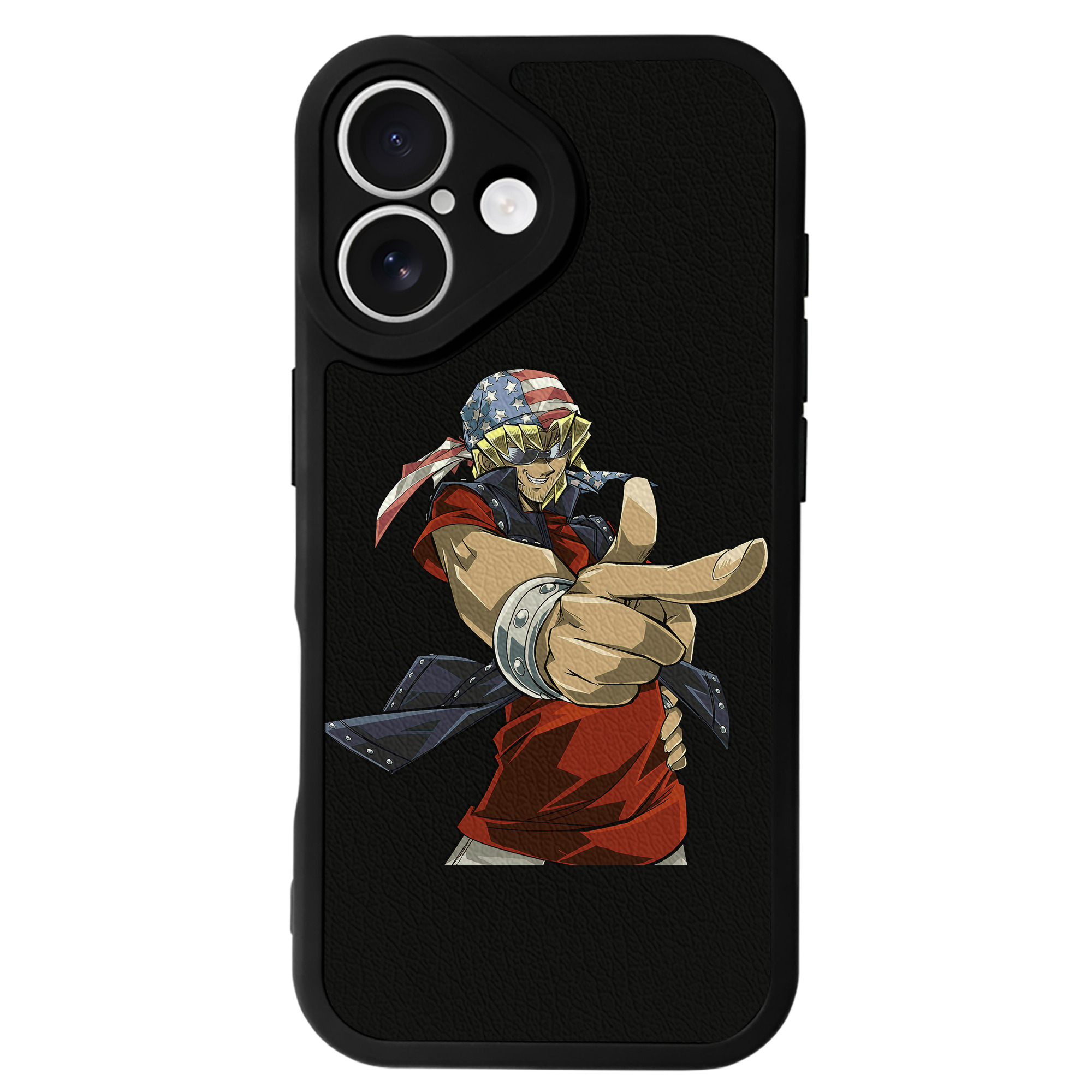 （画像用） 遊☆戯☆王 Yu-Gi-Oh! 【iPhone 16シリーズ対応】シリコンスマホケース（レザー調） 材質：シリコン